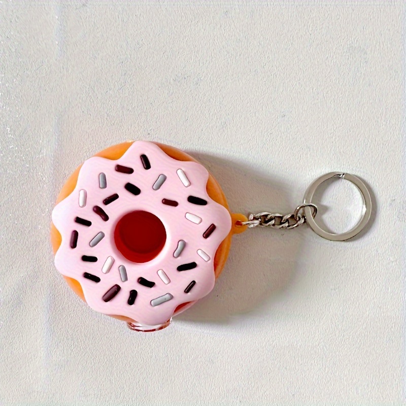 Silicone Trendy Style Keychain For Men, Cute Multiple Colors Pipe Keychain
