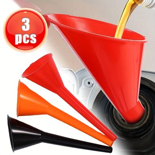 plastic engine funnel motorcycle car refueling tools car long spout oil funnel gasoline fueling tool automotive part random color