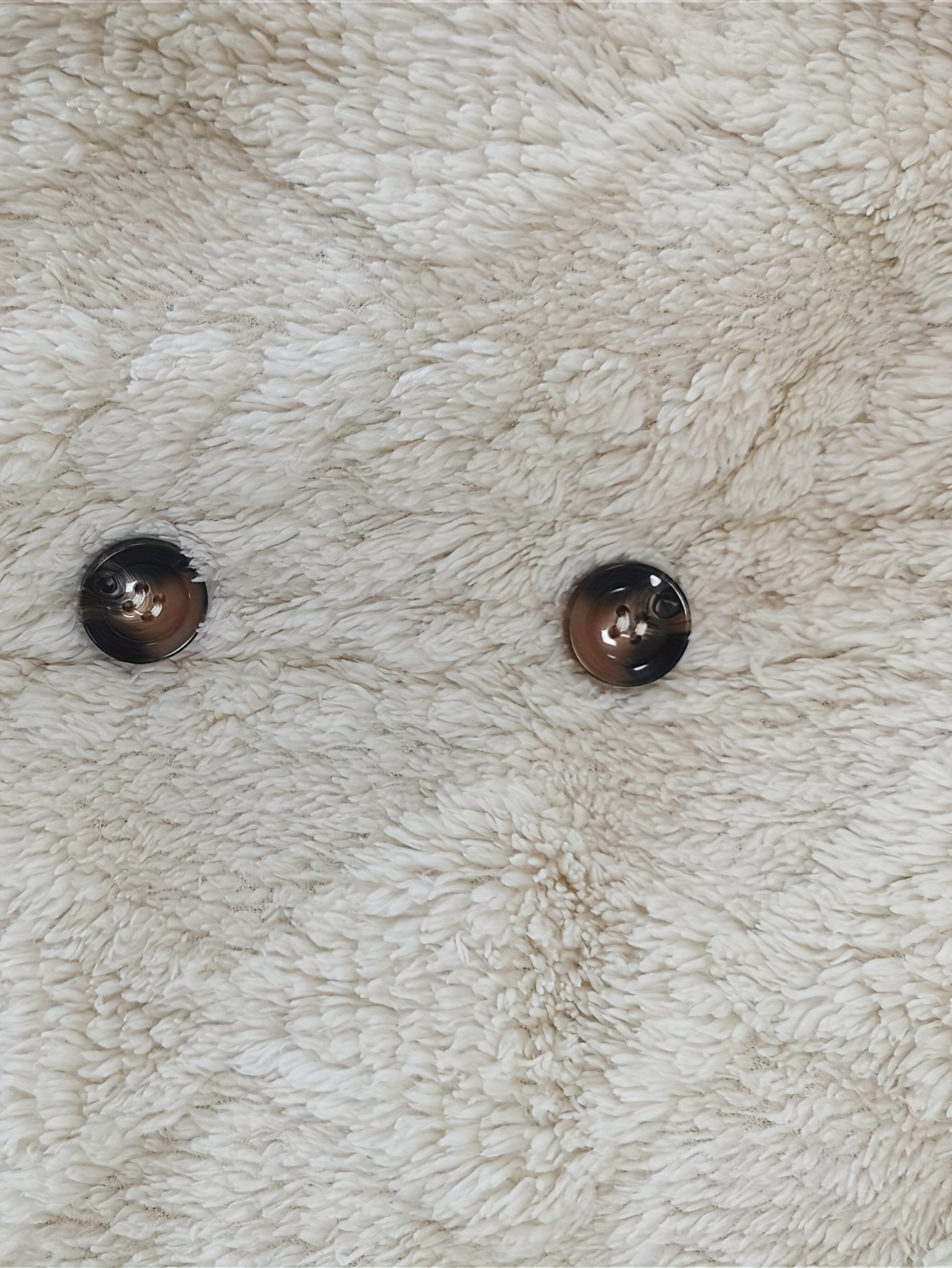 womens elegant rhombus texture hooded teddy bear jacket   button front coat with side pockets soft plush fabric machine washable versatile casual to formal outerwear everyday   durable button closure cozy layering stylish outerwear quality stitching stylish women apricot 4