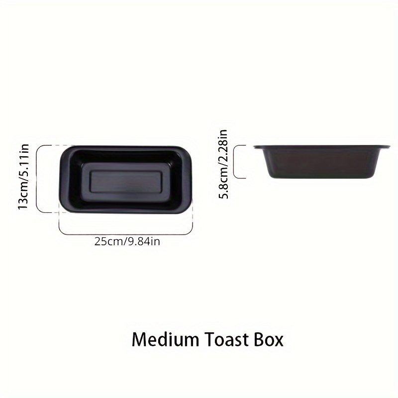1pc loaf pan carbon steel baking bread pan toast making tool non stick bakeware oven accessories baking tools kitchen accessories