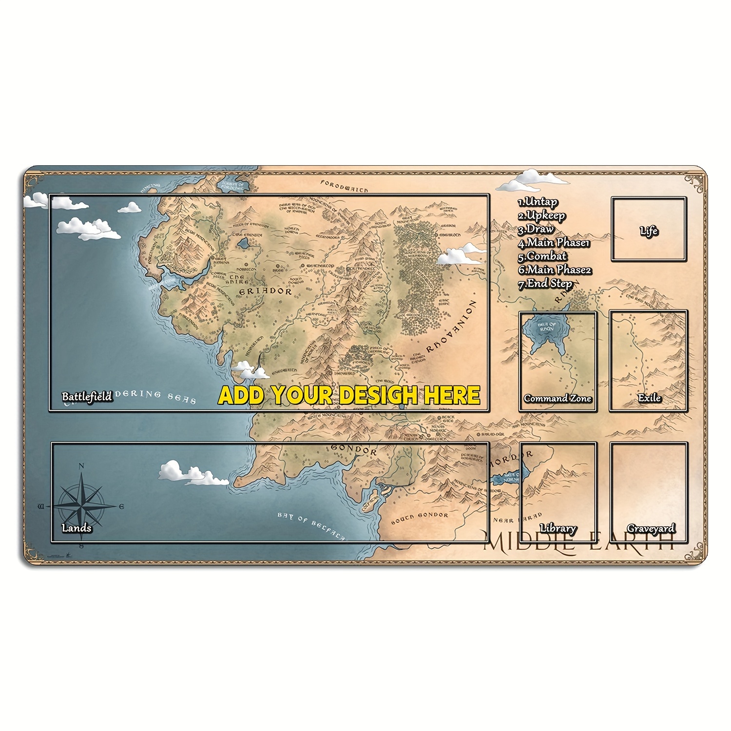 

Customizable Playmat For Tcg And Ccg – , Mat For Aged 14+, For And Pad