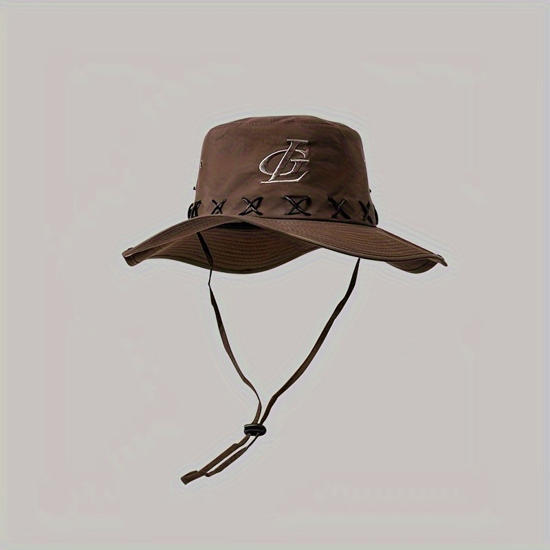 Summer Outdoor Uv Protection Bucket Hat Breathable Wide Brimmed