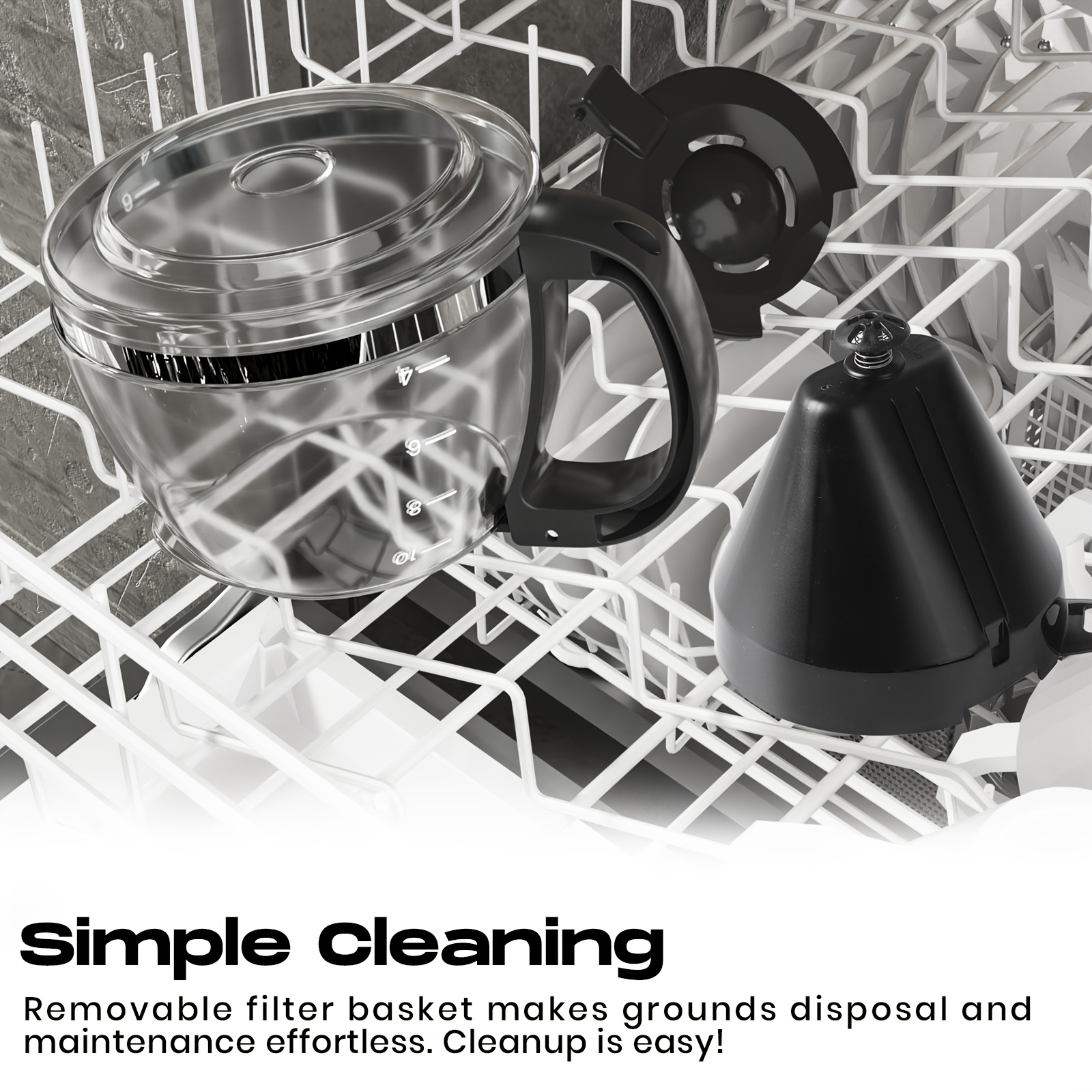 SUPERLEX Filterkoffiemachine 1,5 liter, 12 kopjes, 900 watt