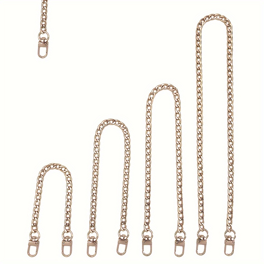 4 Different Sizes Flat Wallet Chain Iron Bag Chain Shoulder - Temu