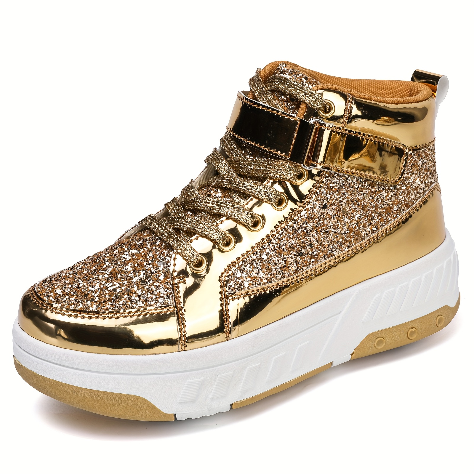 High Top Sneaker Golden Youth Fashion Sneakers High Top Golden