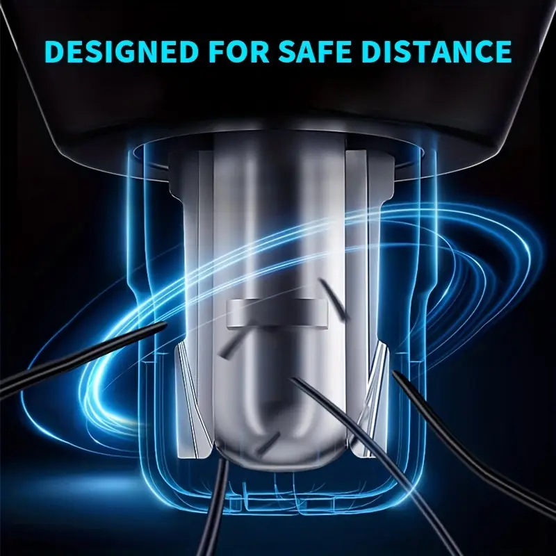 unoko double   electric nose ear hair trimmer for men and women usb rechargeable 150mah battery   high speed motor large screen   display black   Product details 0