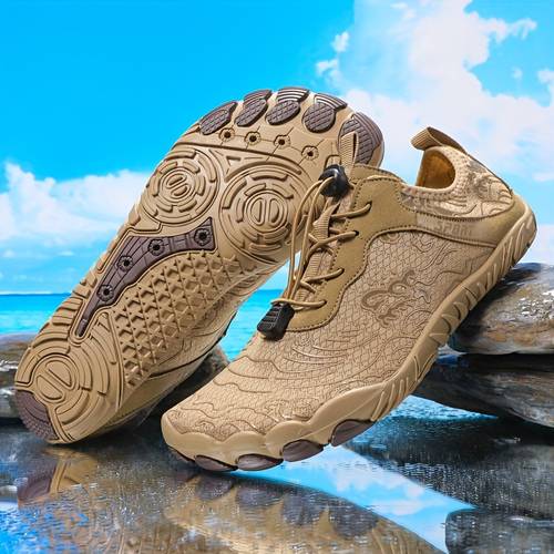 mens quick barefoot shoes lightweight adjustable hiking fitness and swimming
