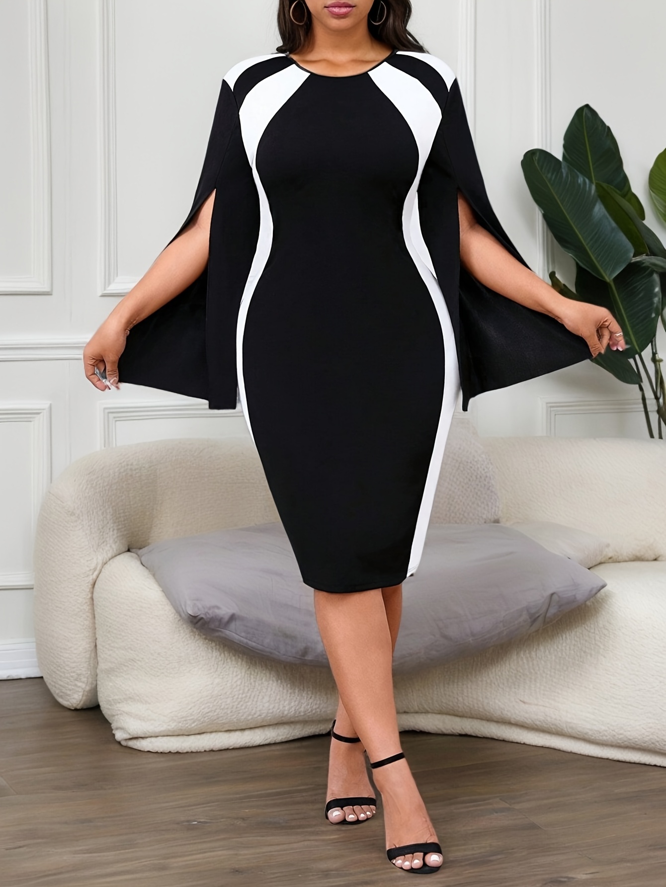 cape dress for women sold on Temu United States