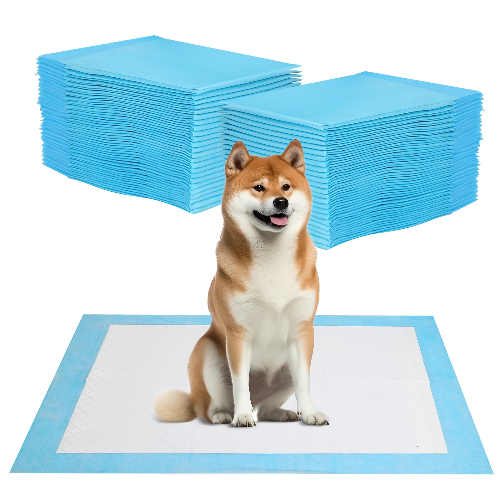 Image of 50-pack Pads 45×60cm - Leak-proof 5-layer Diaper Changing Pads, Quick-dry Surface - Disposable Incontinence Pads, Suitable For And Incontinent Animals