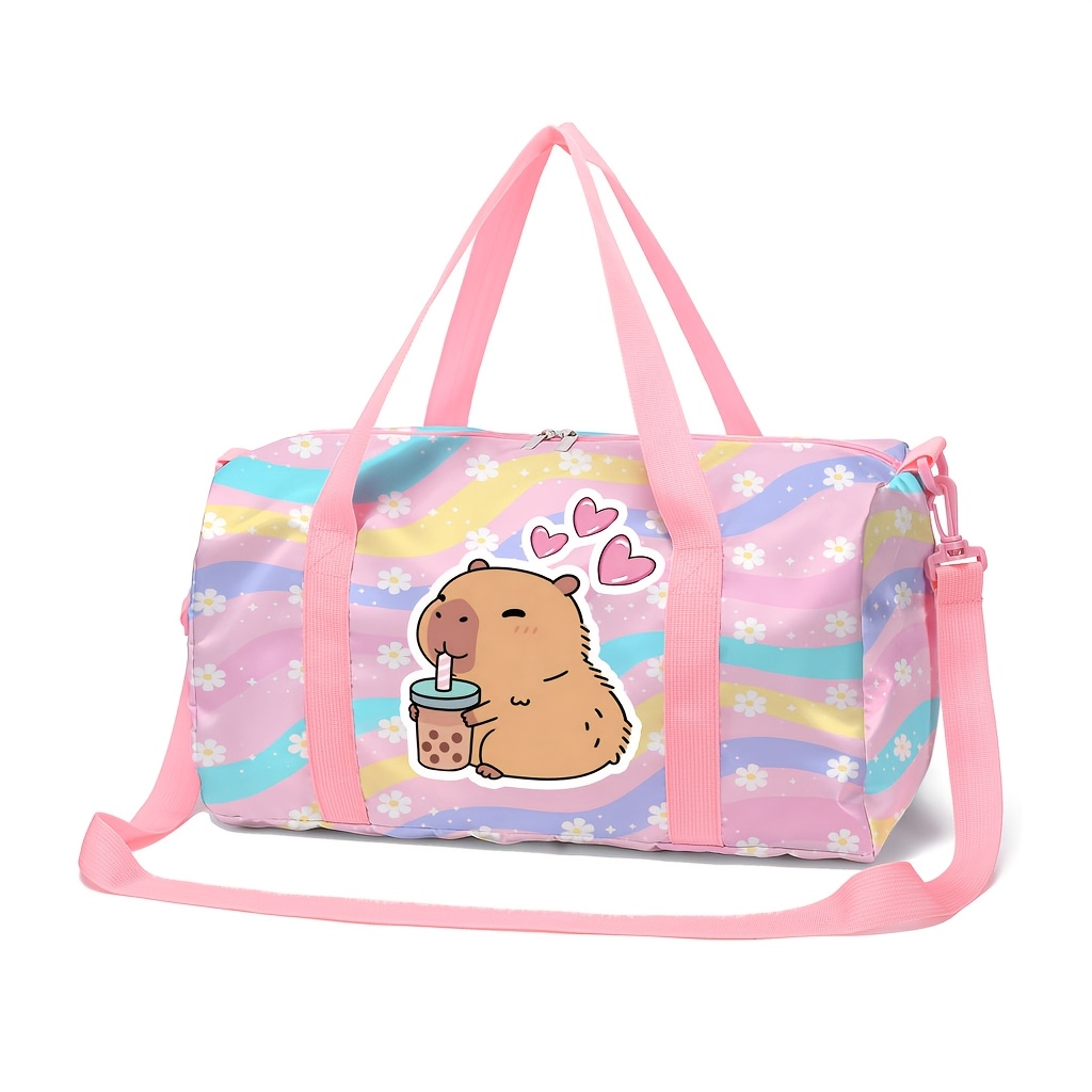 TEMU Duffel Bag Duffel Bag, Overnight Bag Duffel Bags Weekender Travel Bag For Sleepover Bag For Gym Dance Bag Gift