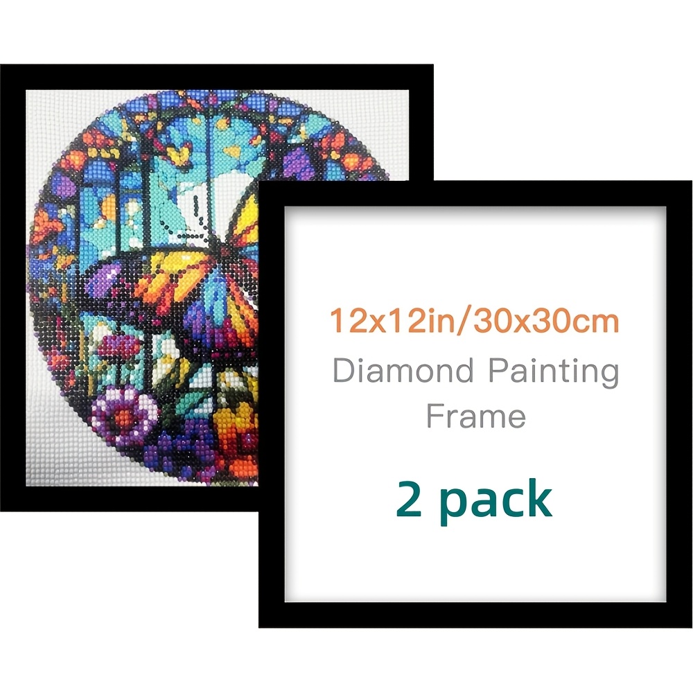 

Display Frames 2-pack, Magnetic Plastic Frame For 30x30 Cm Canvas, Accessory For 14+ Years, Diy