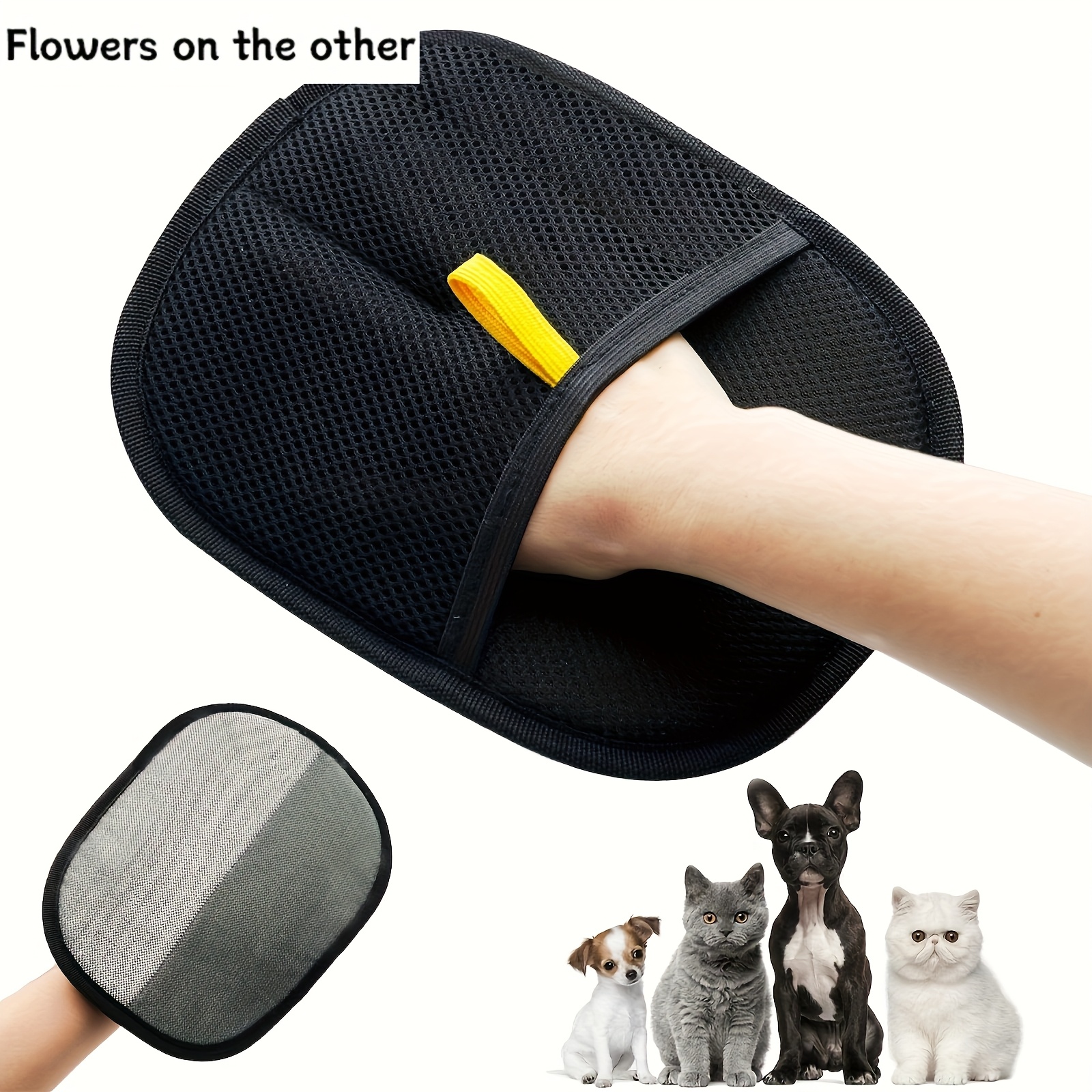 Teppichrechen Für Tierhaare – 147 Cm Verstellbarer Griff, 2-in-1 Mit Gummi- & Kupferzähnen