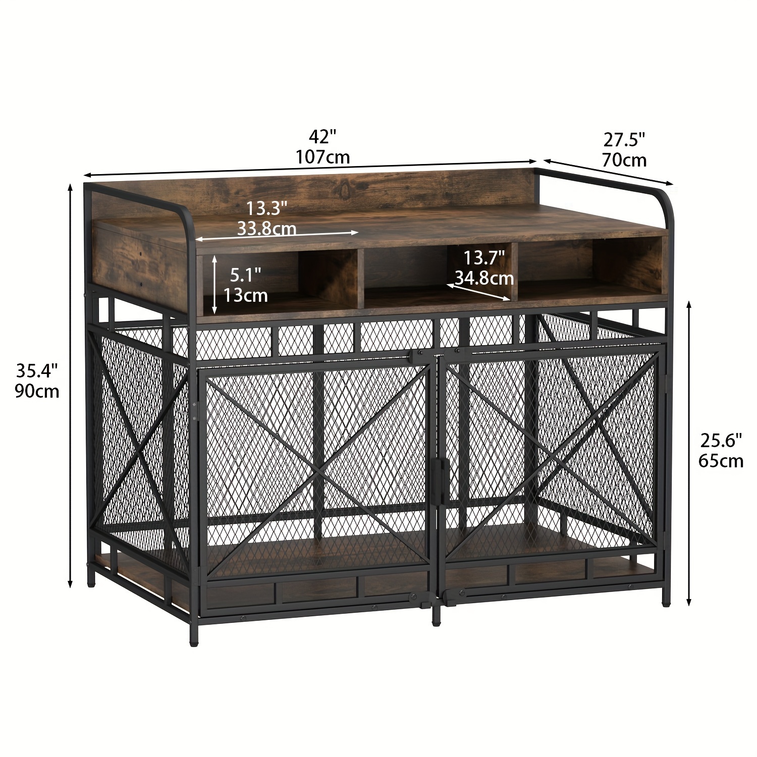 large dog crate furniture heavy duty dog crate drawers Temu