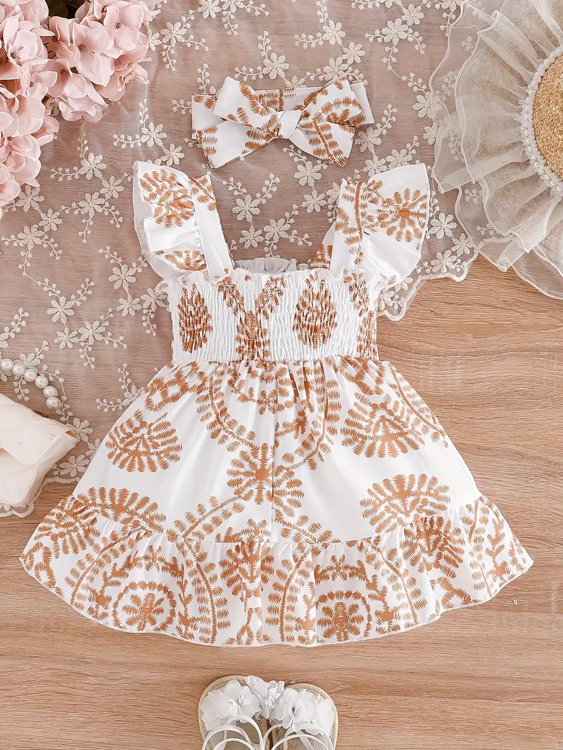 cute spring summer sleeveless floral dress baby girl white - Temu Mauritius cute spring summer sleeveless floral dress baby girl white - Temu Mauritius