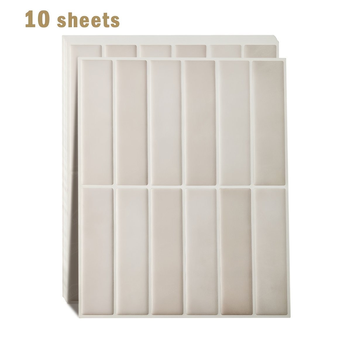 10/30pcs Self-adhesive Matte Wall Stickers, Waterproof And Oil-proof Kitchen Backsplash, Peelable Backsplash, Suitable For Rv Bathroom Living Room Bedroom