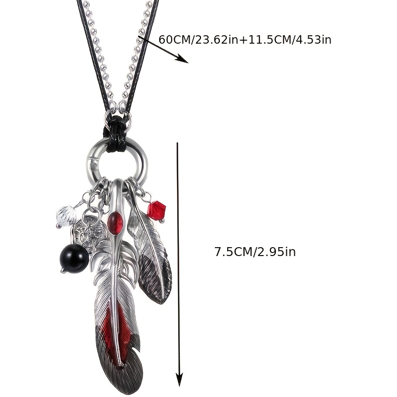 Women's Original Feather Floating Life Necklace, Unique Design