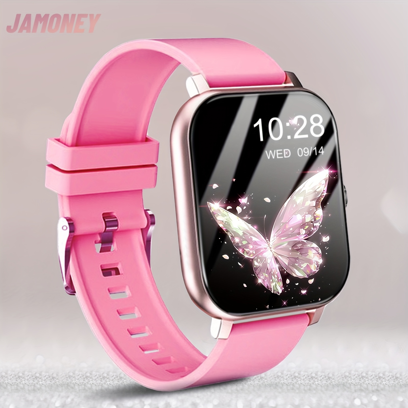 jamoney fashion smart watch 1 83 inch full   a gift that boys and girls love suitable for any scene with wireless calling music control   bracelet compatible with mobile phones