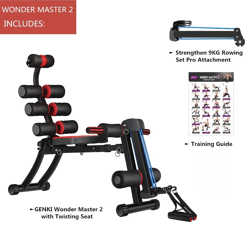 [Ab Rocket Abdominal Equipment] Ab Exercise Table, Twisting Ab Machine, Full Body Exercise Ab Compression Machine, Abs Sit Up Machine, Ab Rocket Abdominal, Equipment In Home Gym, Christmas Gift