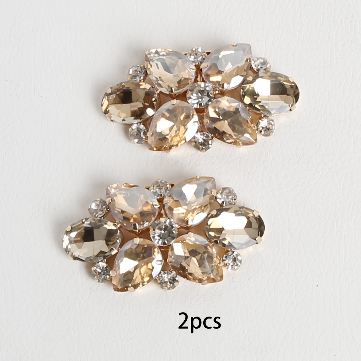 TEMU 2pcs Shoe Charms Suitable For High Heels & Sneakers - Removable Diy Boot & Shoe Decorations, Blanks For Parties, Weddings, Valentine' Day -