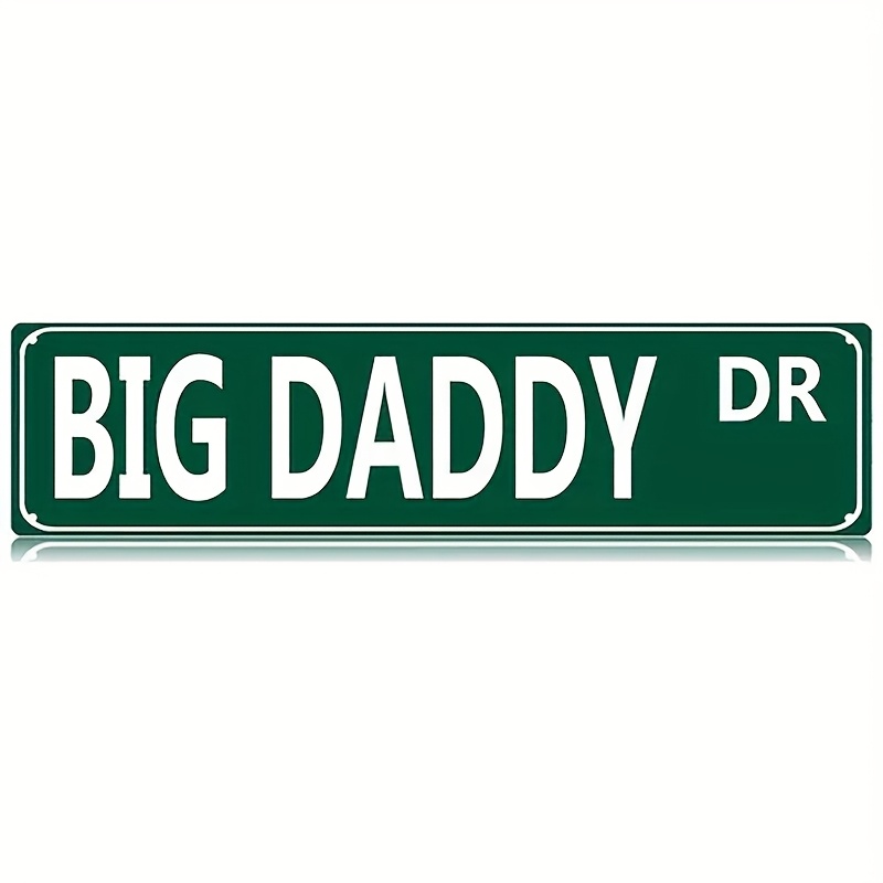 TEMU 2d Flat 1pc Vintage " Dr" Metal Sign - 4x16 Inch Aluminum Wall Art, Humorous Father's Day Gift For Dad, Ideal For Porch, Garden, Or Bar Decor,