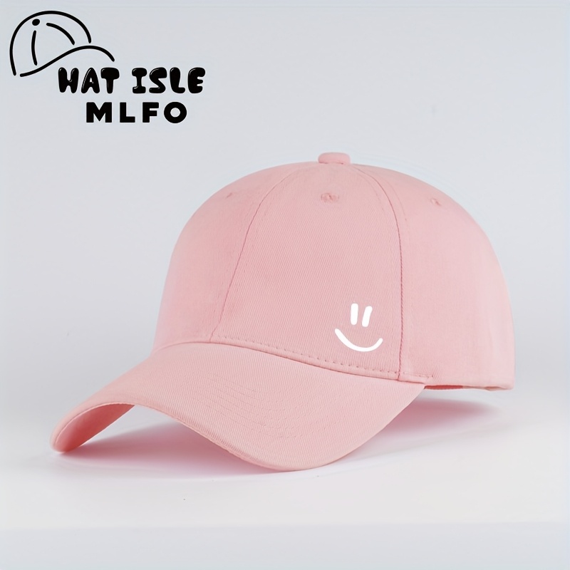 Image of 2025 New Sunny Face Baseball Cap: The Adds Vibrancy, Lightweight And Breathable, Adjustable Size, Unisex Style, Perfect For Daily , Sports And Fitness, And Outdoor Activities. Ideal For Gifting To .