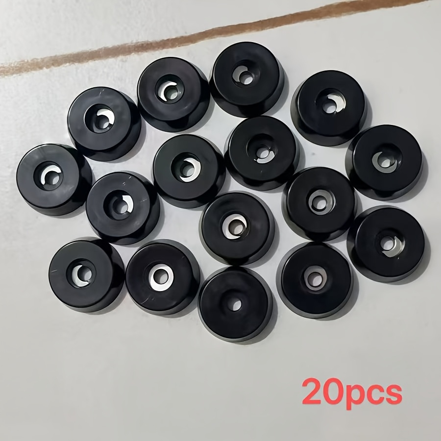TEMU 20pcs Rubber Foot Pad, Rubber Machine Foot, Instrument Pad Foot, Desk Chair Foot Pad, Speaker Bottom Foot, Foot Pad, Furniture Foot Pad