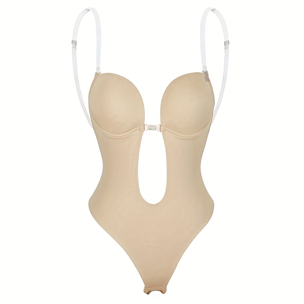 elegant beige nylon spandex corset bodysuit transparent Temu Bahrain