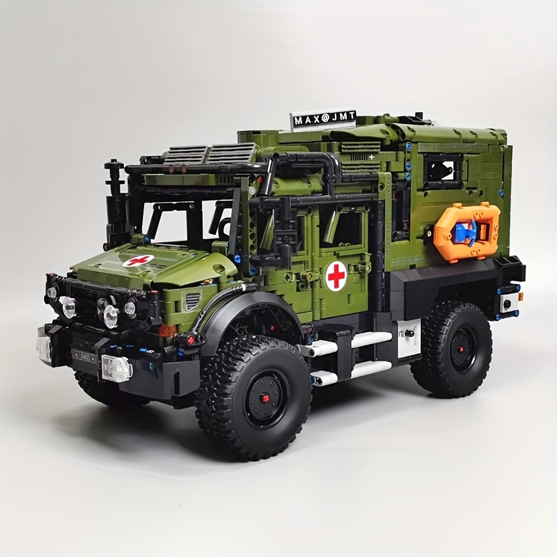 t4023   vehicle model diy toy building block vehicle off road vehicle series gift 3850pcs collectible vehicles