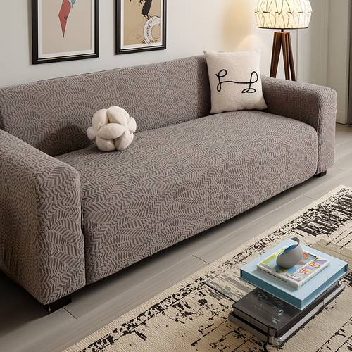 stretch jacquard sofa cover living room sofa full cover universal throw texture jacquard sofa cover larger size stretch full cover sofa chair season sofa protector cat scratch resistant
