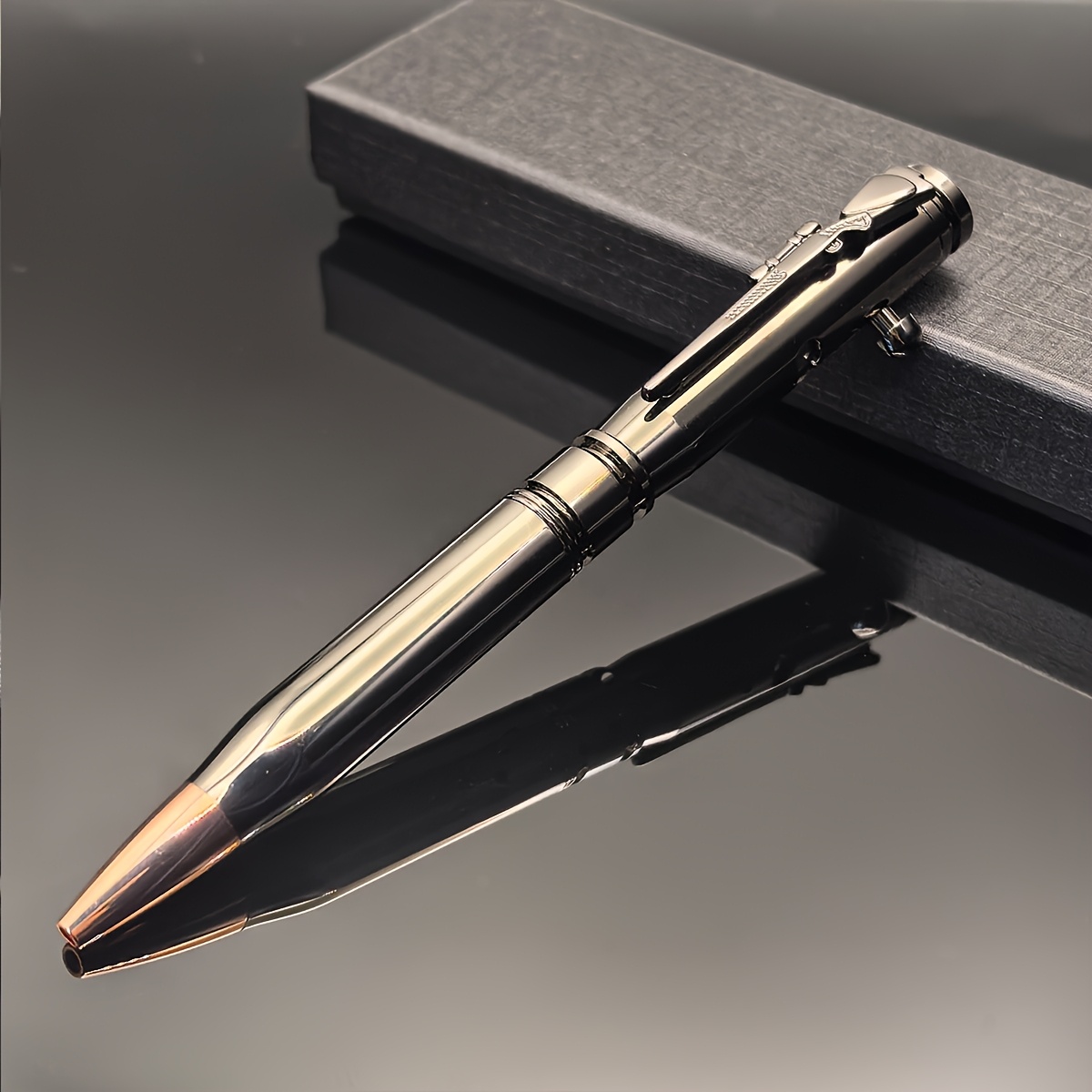 Image of New All Metal Creative Signature Pen, Metal Ballpoint Pen, Stress Fun Metal Pen, Personalized Ballpoint Pen, Replaceable Pen Core, Heavy Touch Pen, Teacher Student Gift Pen