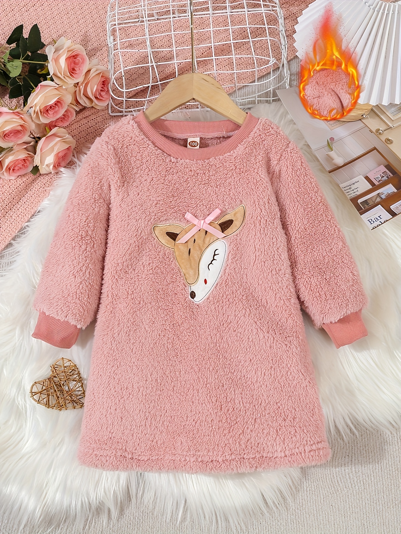 winter baby girl dresses sold on Temu United States