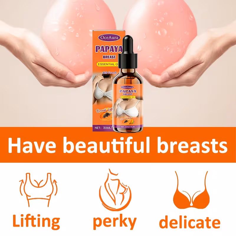 bust massage essence breast firming containing papaya sodium hyaluronate tocopherol and glycerin a hydrating and tightening serum designed for a fuller providing moisturizing care for womens bodies and skin suitable for types Product details 5