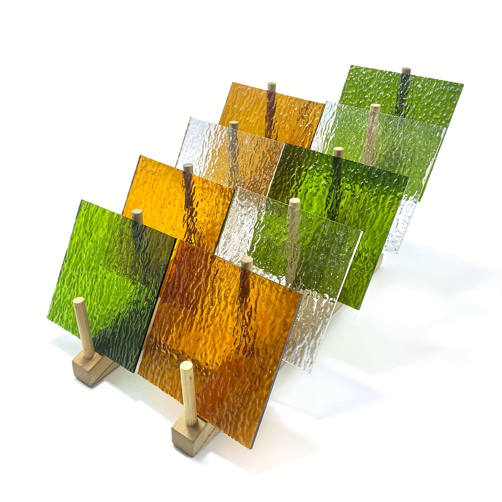 9 stück 10x10cm bunte glasstücke transparentes - Temu Austria, image size:1600x1600