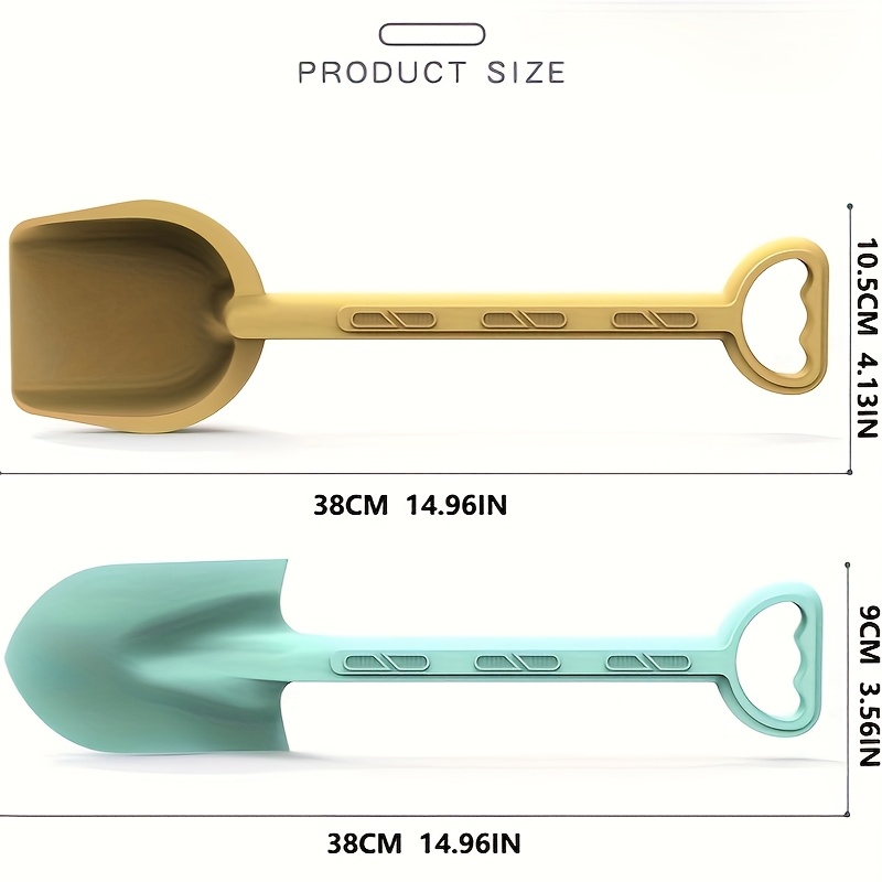2pcs Random Large Shovel & Snow Shovel for Kids' Beach & Snow Play