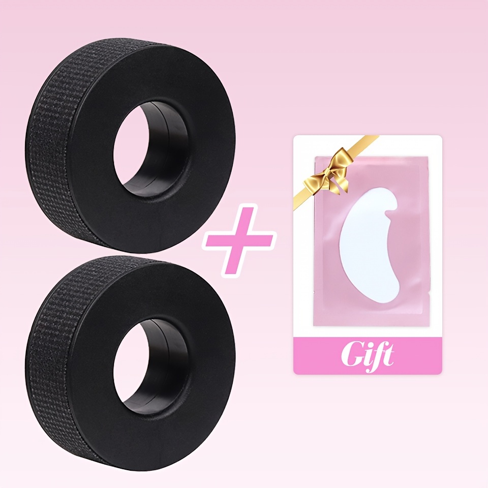 2pcs Eyelash Grafting Tape And Eyelash Pads, Soft And Breathable Eyelash Isolation Gel Tape For False Eyelash Extension