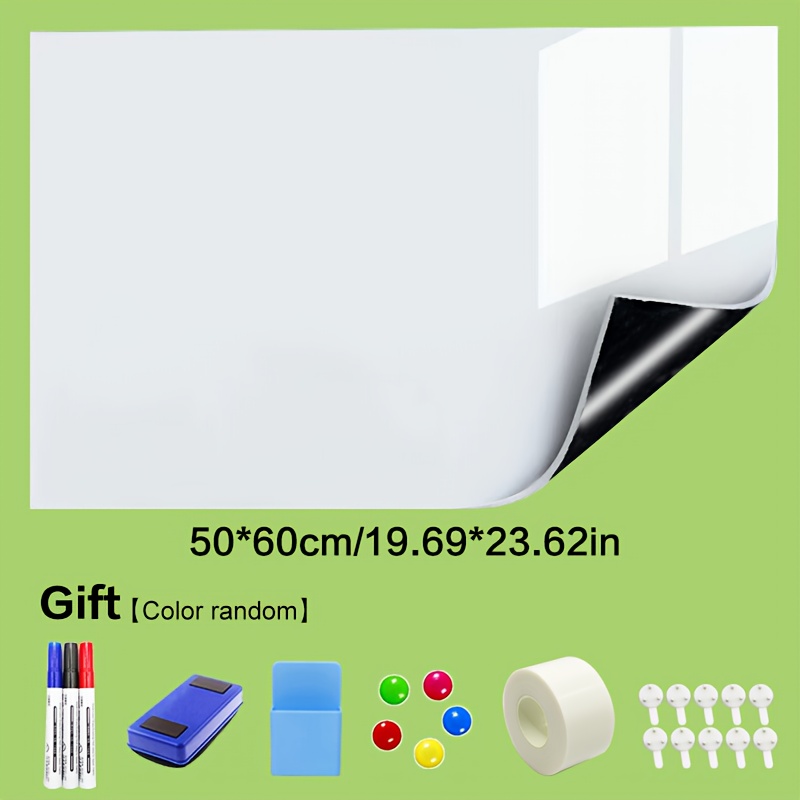 Dry Wipe Magnetic Whiteboard Sticker, Erase Without Leaving Any Marks, Stick On The Wall Without Taking , Partner