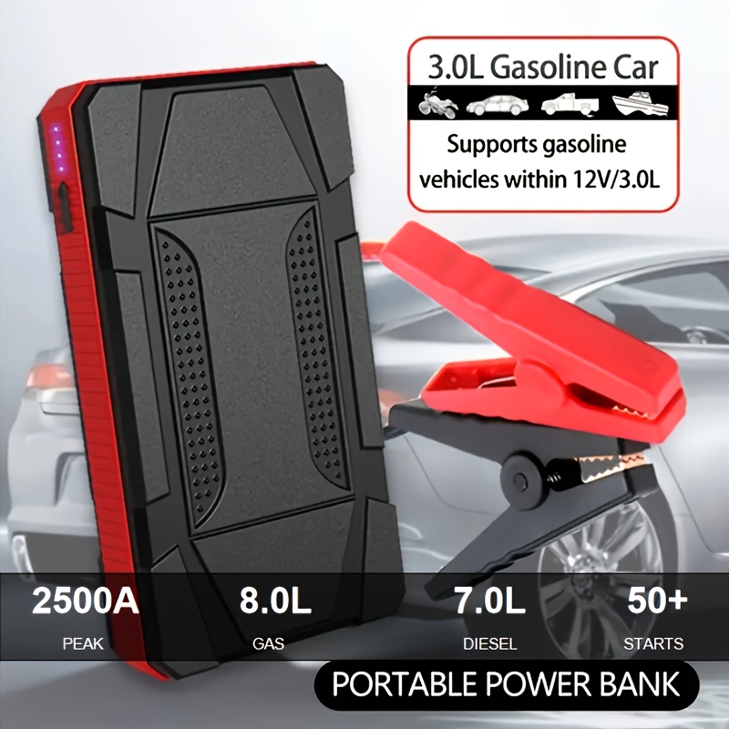 

Portable Car Emergency : Emergency Battery Ignition With Lighting , 12v Start For Cars, Car Accessories, Tools, Ideal Gifts