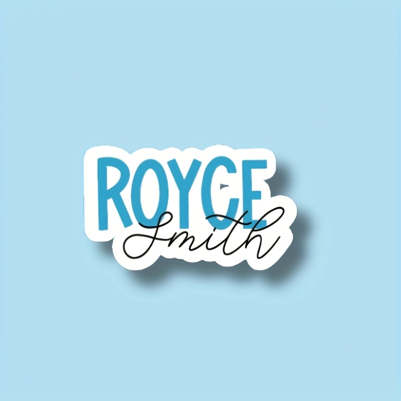 TEMU Custom Name Sticker, Name Labels, Decals For Water Bottles, Tumblers & Laptops, Back To School Gift, Stickers For Notebooks, Tech, Phone Decal,