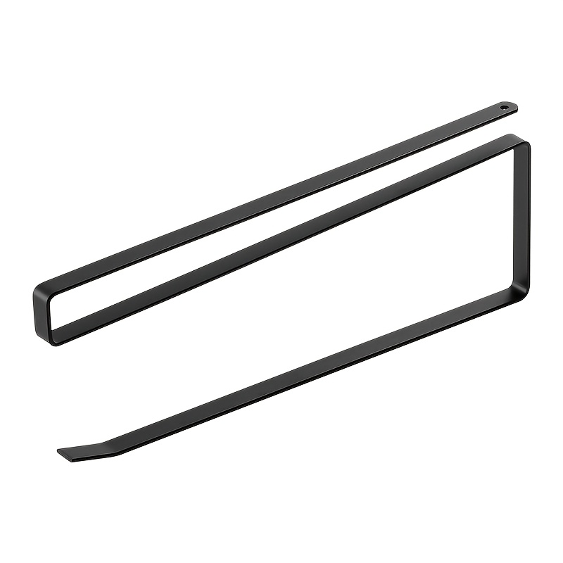 E-shop Schwarz/Weiß Küchenpapierhalterung ohne Bohren, Papierrollenhalter, hängend, platzsparend, moderner Küchenpapierhalter, unter Schrank,