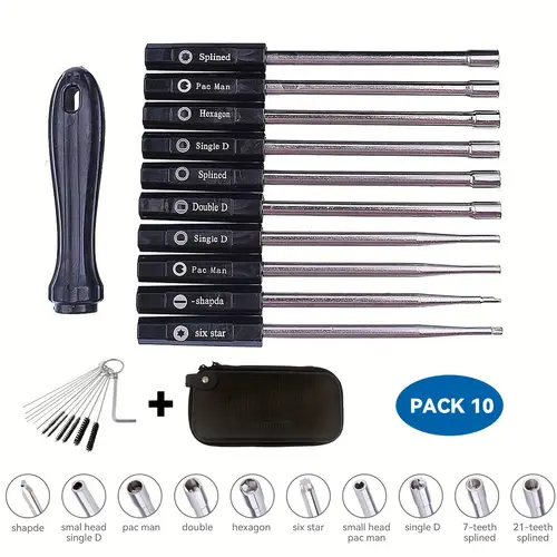 10pc screwdriver carburetor adjustment tool kit for 2 cycle stihl echo