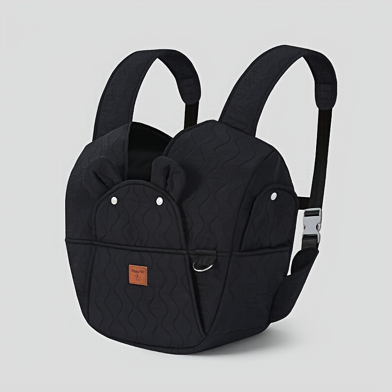 TEMU Totbang Quilted Breathable Front Backpack Carrier Suitable For Small , Adjustable Wide Shoulder Strap & Safety , Portable With Side Ventilation