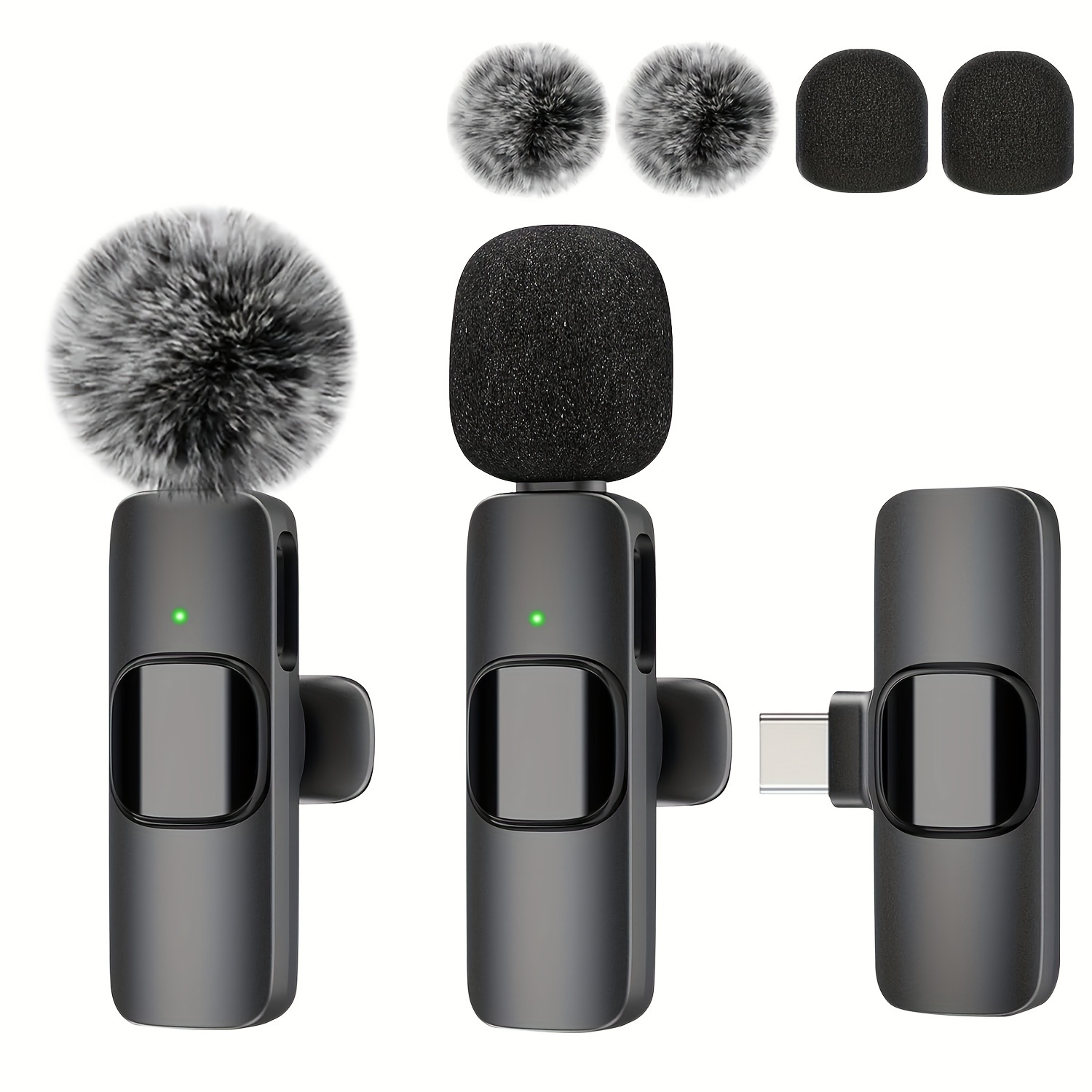 

Wireless For Iphone Typec Ios- Reduction Lapel Mic For , , Lav Mic For