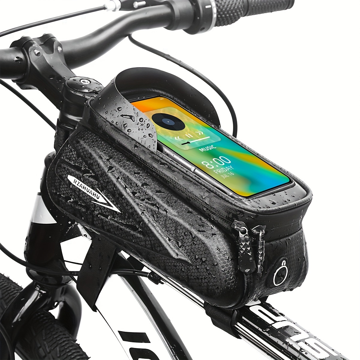 

Bike Bags, Lightweight Bike Frame Bag, Waterproof Front Bike Phone Holder, Long Lasting Bicycle Top Bag, Bicycle Accessories For Mountain Bike, Road Bike