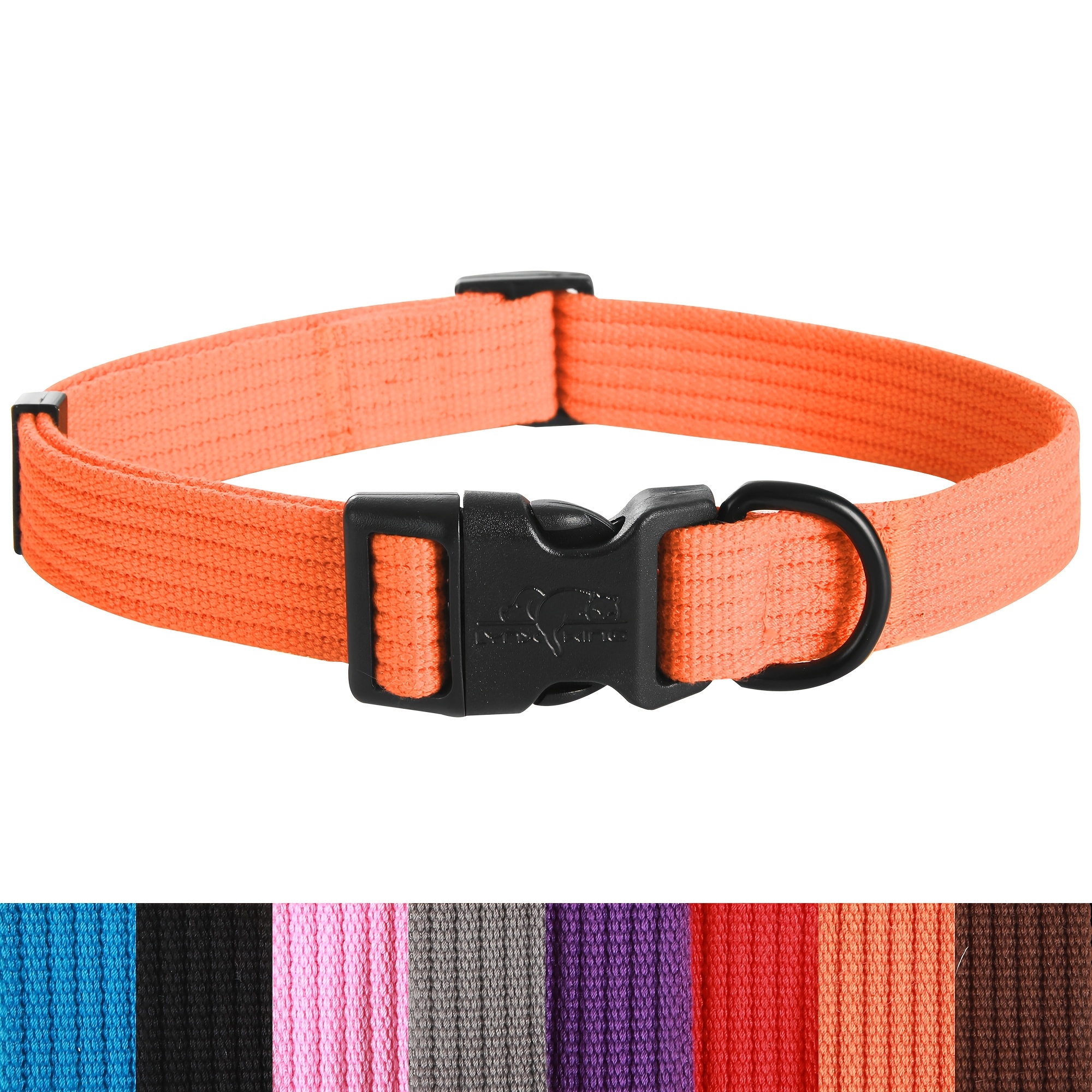 Dog Collar, Soft Comfortable Material with Quick-Release Buckle
