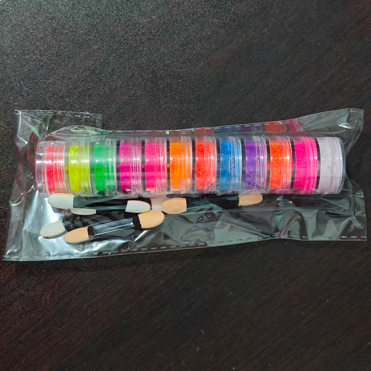 Image of 12 Colors/set Fluorescent Powder Resin Pigment Natural Mica Mineral Powder Epoxy Resin Dye Jewelry Candle Making Coloring Makeup Supplies