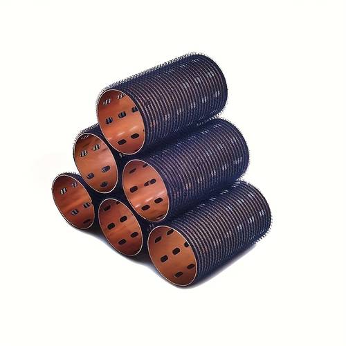 6 aluminum hot curling irons with built in handles suitable for long and medium hair fashionable black and orange designs suitable for men and women hair styling tools fashionable hair additions durable