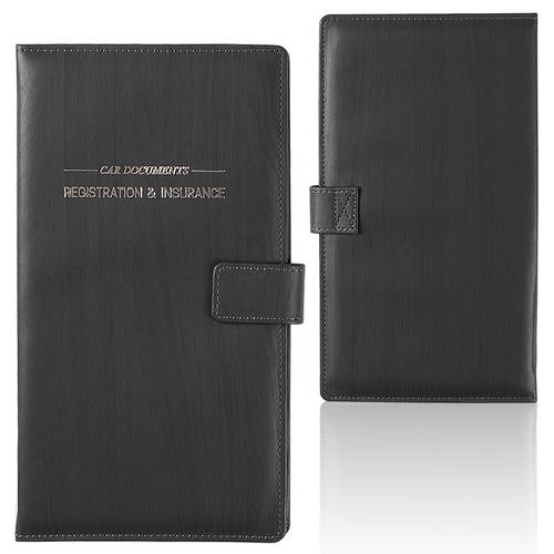 car document holder with magnetic closure premium sheepskin texture document organizer for vehicle registration and insurance policies design suitable for glove box multi card slot compartments