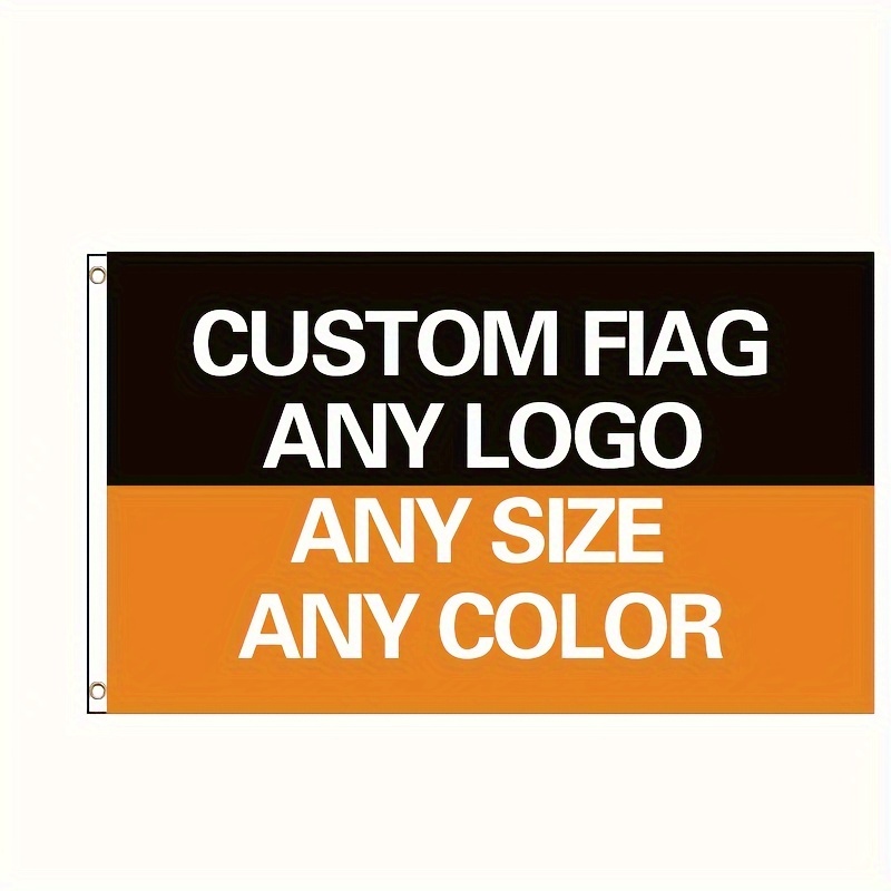 

Customizable Polyester Flag & Banner - Outdoor Advertising With Personalized Logo, Multiple Sizes