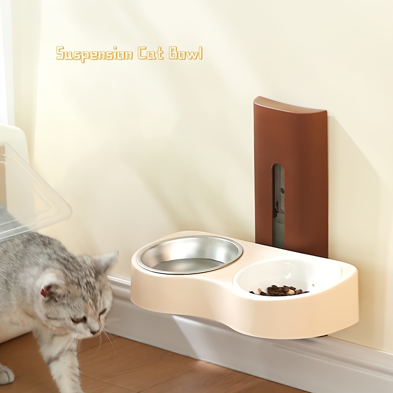 Personalized Stainless Steel Hanging Cat Food Basin