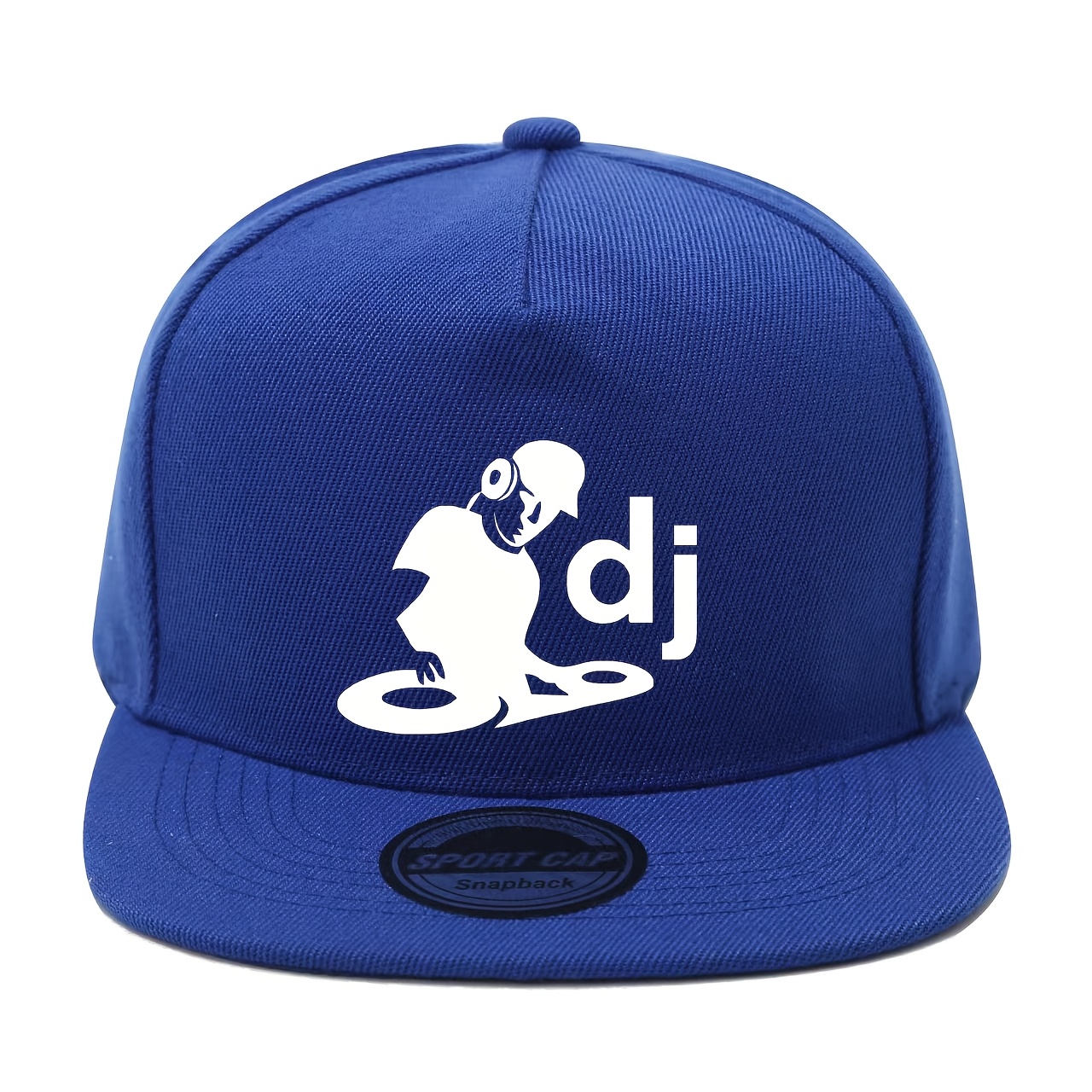 TEMU Unisex 5-panel Hip-hop Baseball Cap With Graphic - Lightweight Suitable For Streetwear, Electronic Music Events, Outdoor Activities, - Wear,